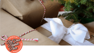 presents under a Christmas tree