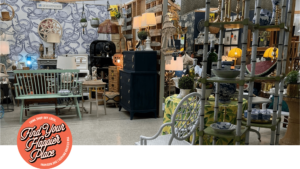 The inside of an antique store in Richmond